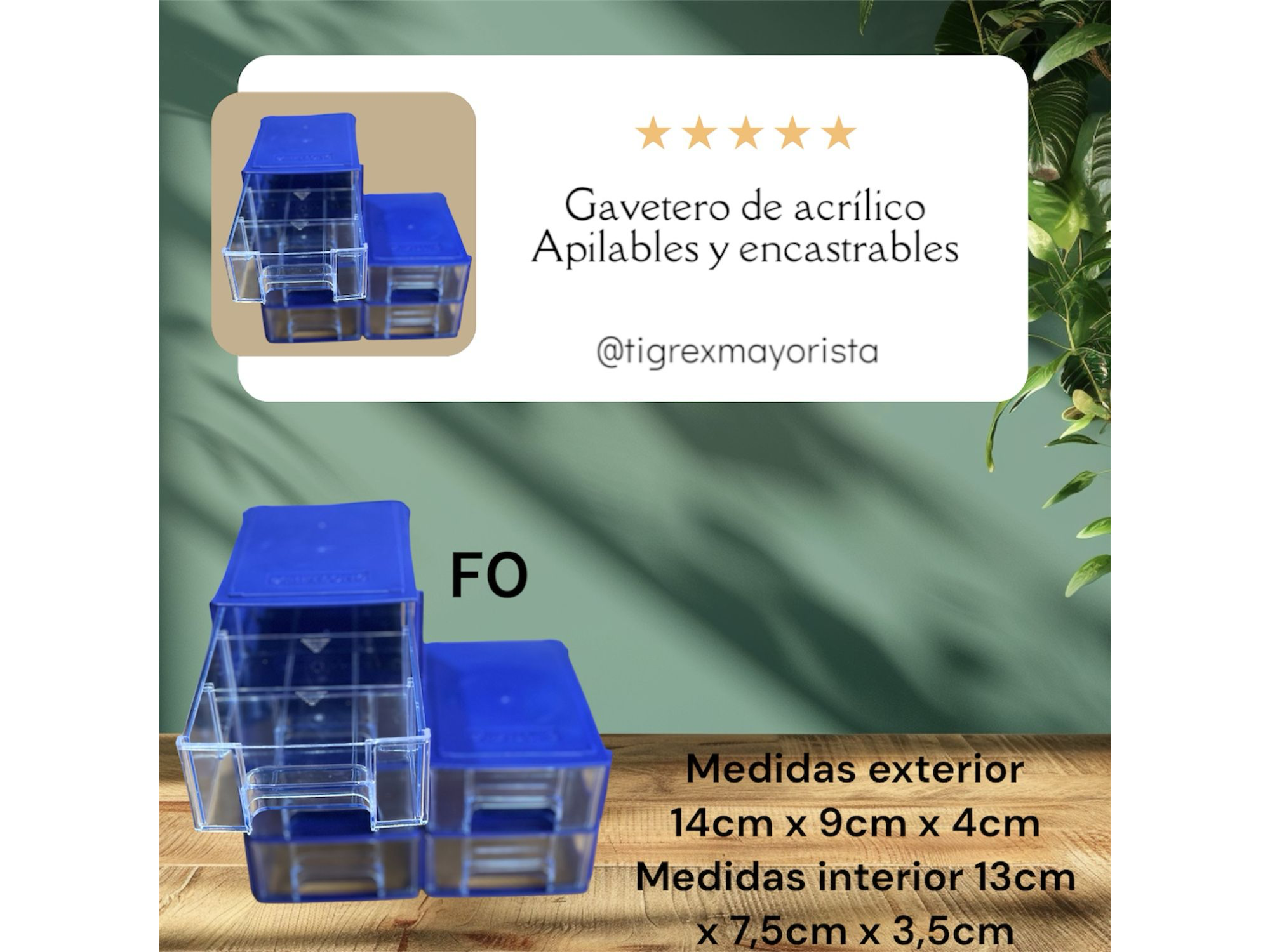 GAVETERO F0 140X90X40 MM(CHICO)