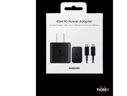 Pack Cargador 45W y cable tipo C original Samsung