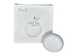 Auriculares Bluetooth Pro6 TWS Blancos