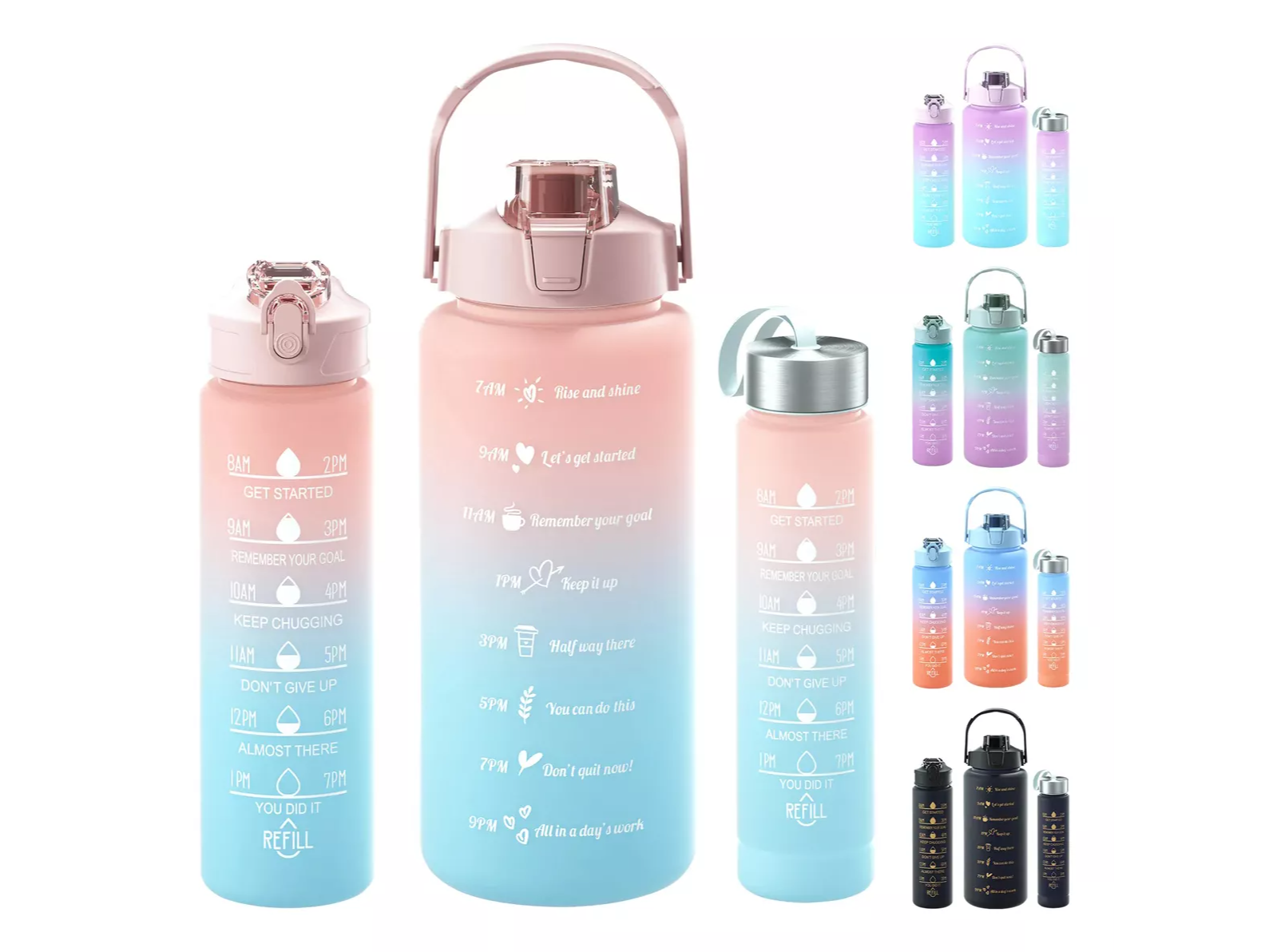 Botellas Motivacionales Kit 3