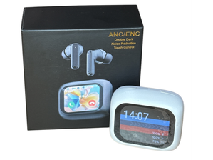 Auriculares Inalámbricos ANC/ ENC Pantalla Táctil BLANCOS de TIGREX