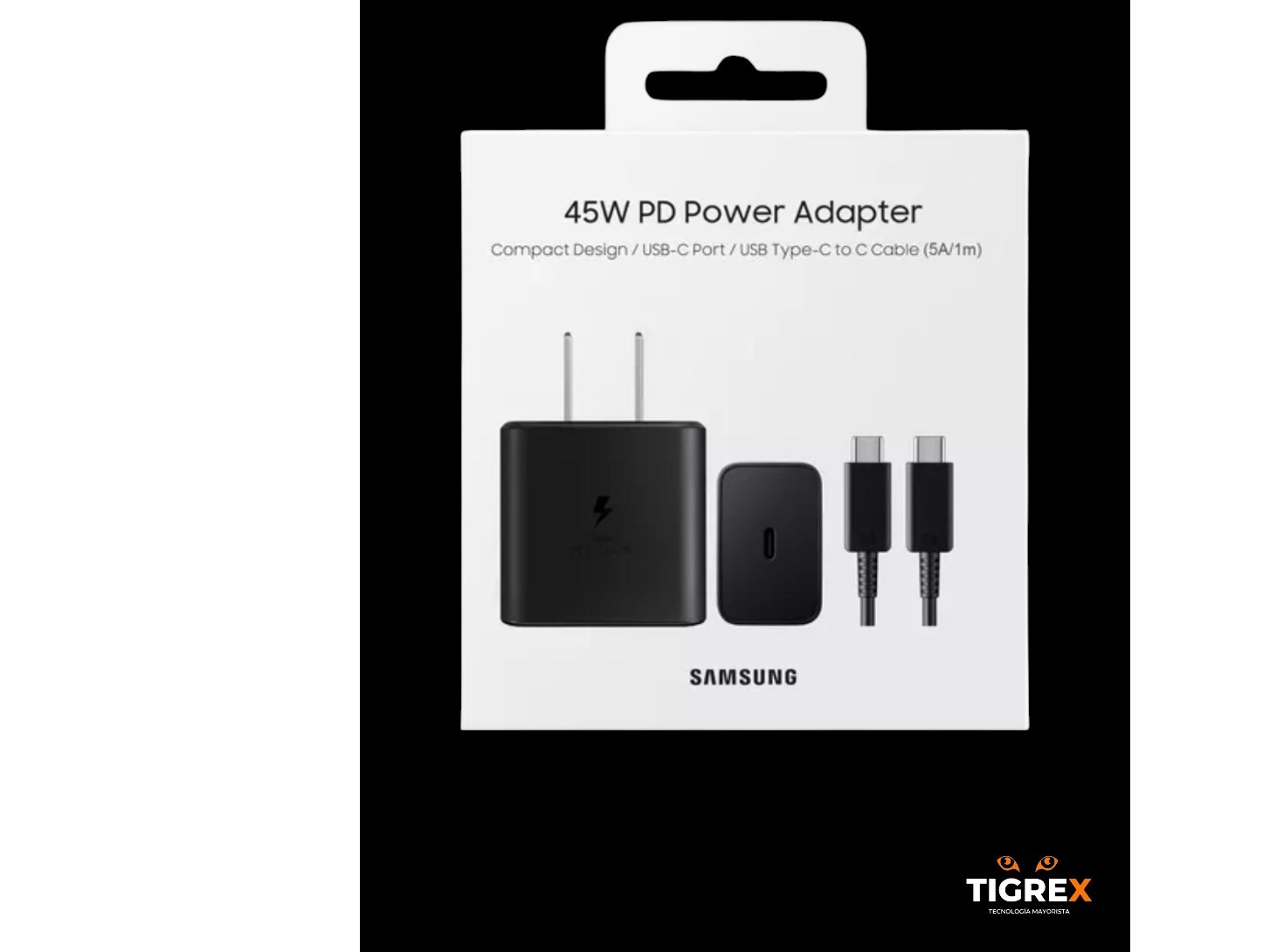 Pack Cargador 45W y cable tipo C  original Samsung