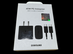 Pack Cargador 45W y cable tipo C CERTIFICADO Samsung