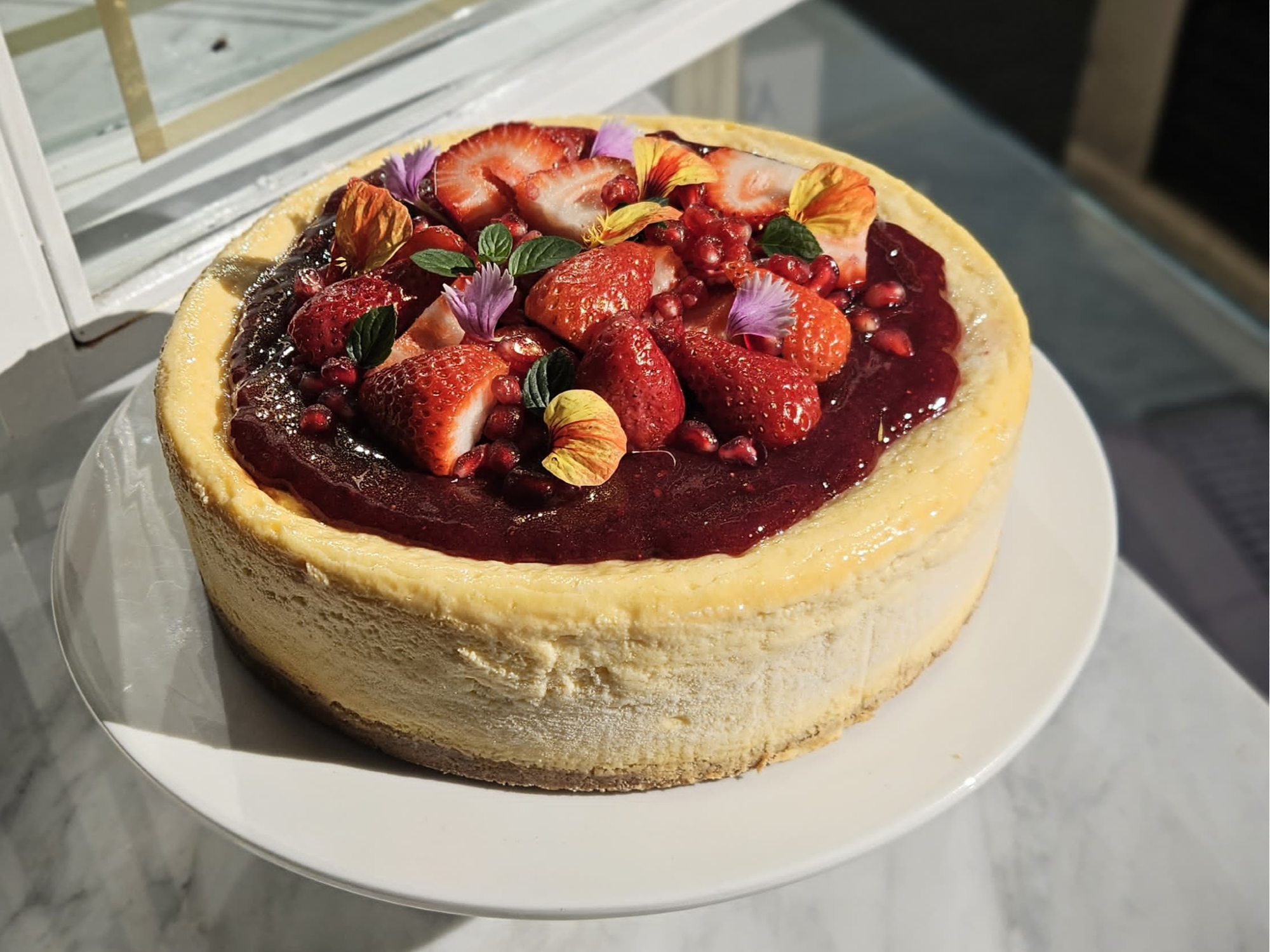 Cheesecake de vainilla