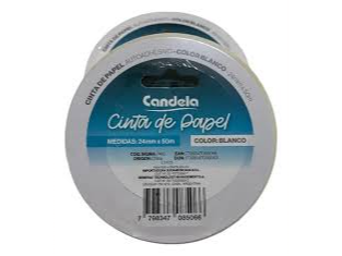 Cinta de papel Candela 18mm x50mts