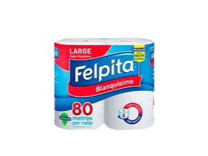 Papel higienico 4x80m felpita