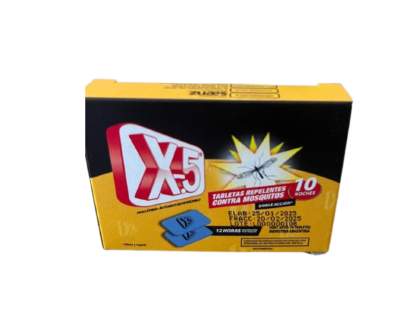 Tabletas x5 x10u