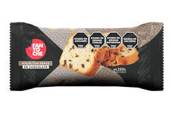 Budin Fantoche con chips de chocolate