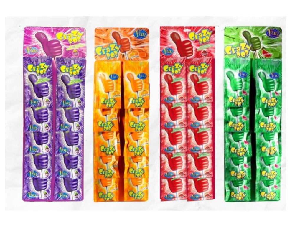 Crazy pop frutilla 1x5