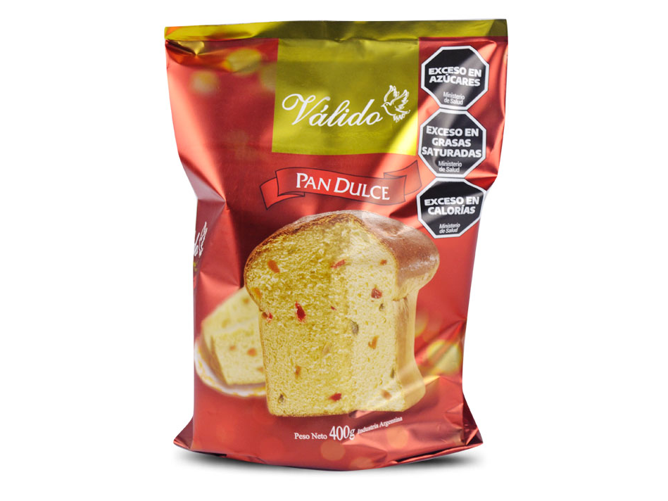 Pan dulce Valido con fruta