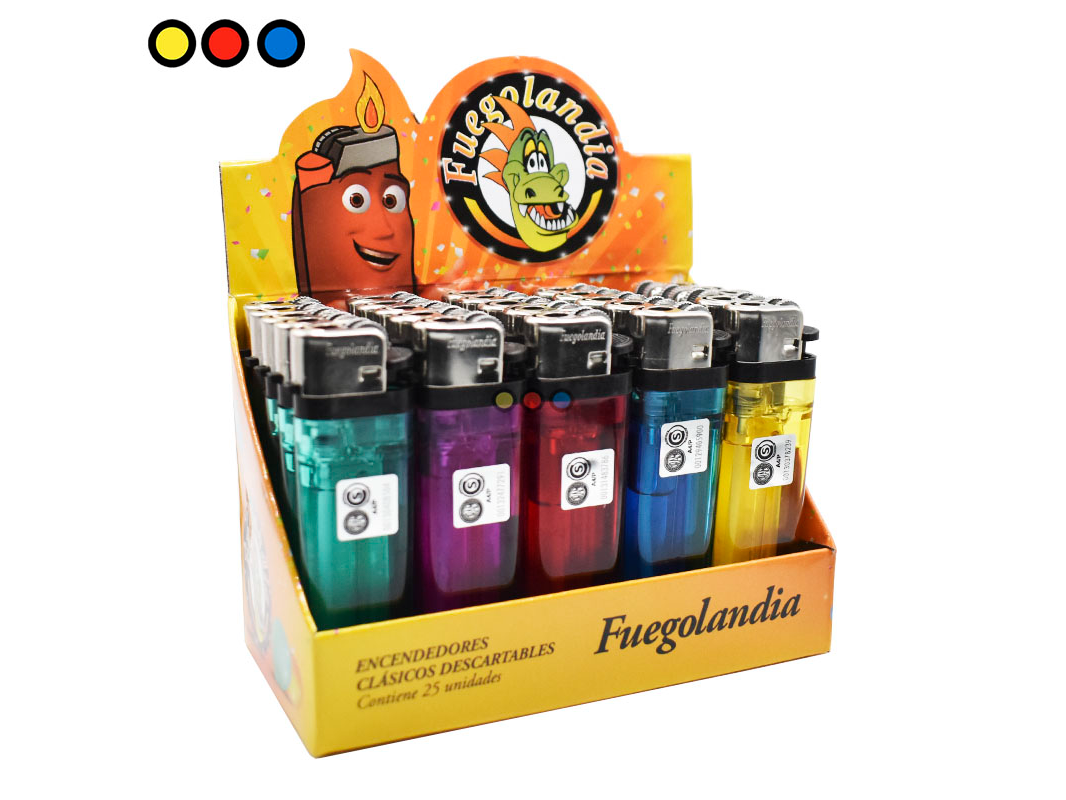 Encendedor Fuegolandia x25un