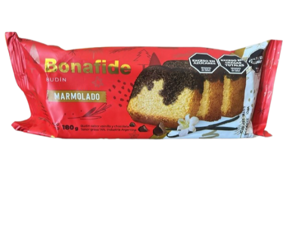 Budin marmolado x180g Bonafide