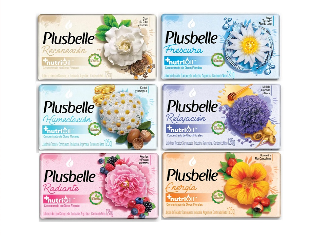 Jabon tocador Plusbelle x1