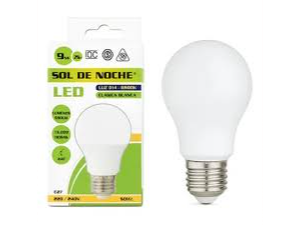 Foco sol de noche  luz blanca