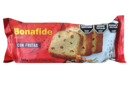 Budin con fruta x180g bonafide