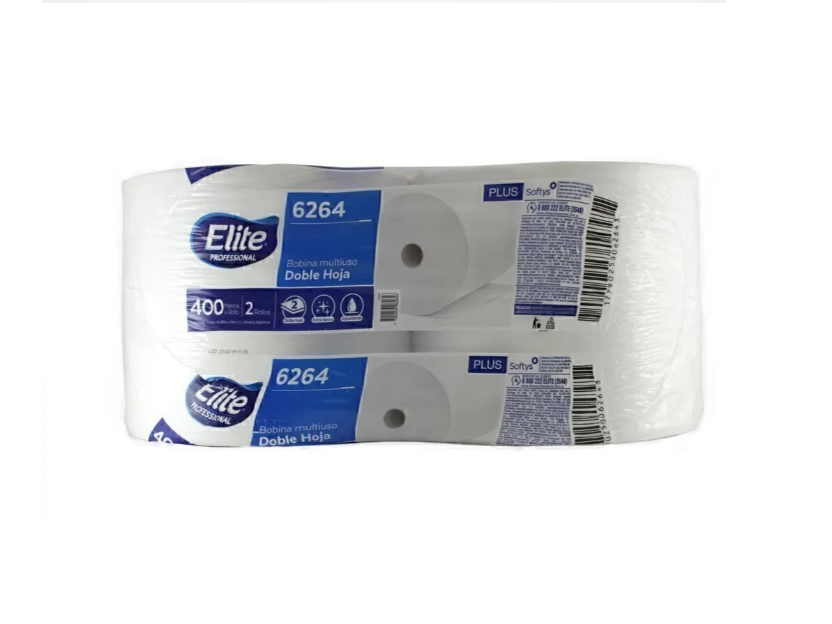 PAP BOB IND. 25 CM BLANCA ELITE DH  2 X 400 MTS