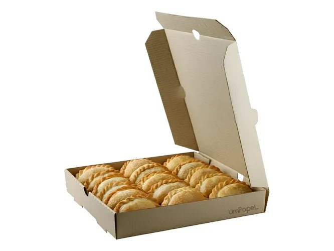 EMPANADA 18 M/M X 50U ( 30x30x6 cm.) X 50 UNID