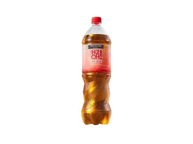 Agua saborizada H2oh Manzana sin gas 1,5L
