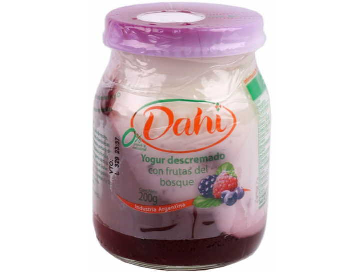 Yogur FRUTOS DEL BOSQUE (Descremado) de Dietetica Aby