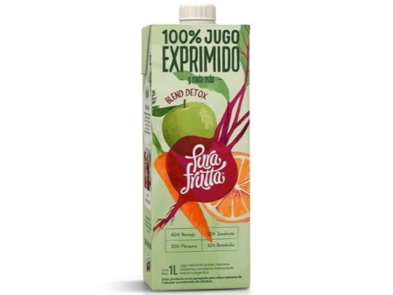 Jugo 100% Exprimido Blend Detox x 1000 ml