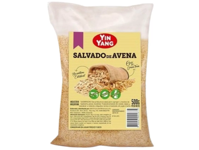 Salvado de Avena 500grs Yin Yang