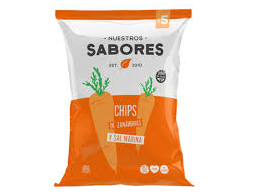 Chips de Zanahoria y Sal Marina