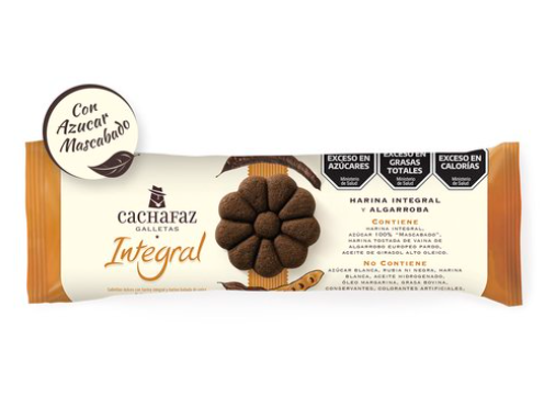 GALLETAS 100% INTEGRALES HARINA INTEGRAL Y ALGARROBA