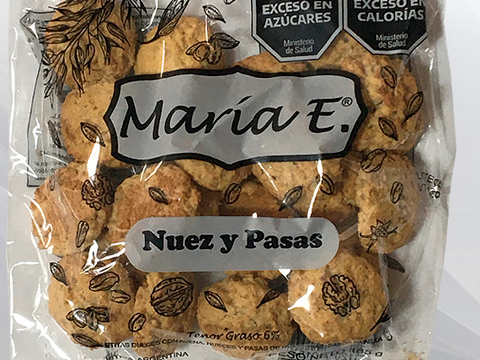 Maria E avena,nuez y pasas