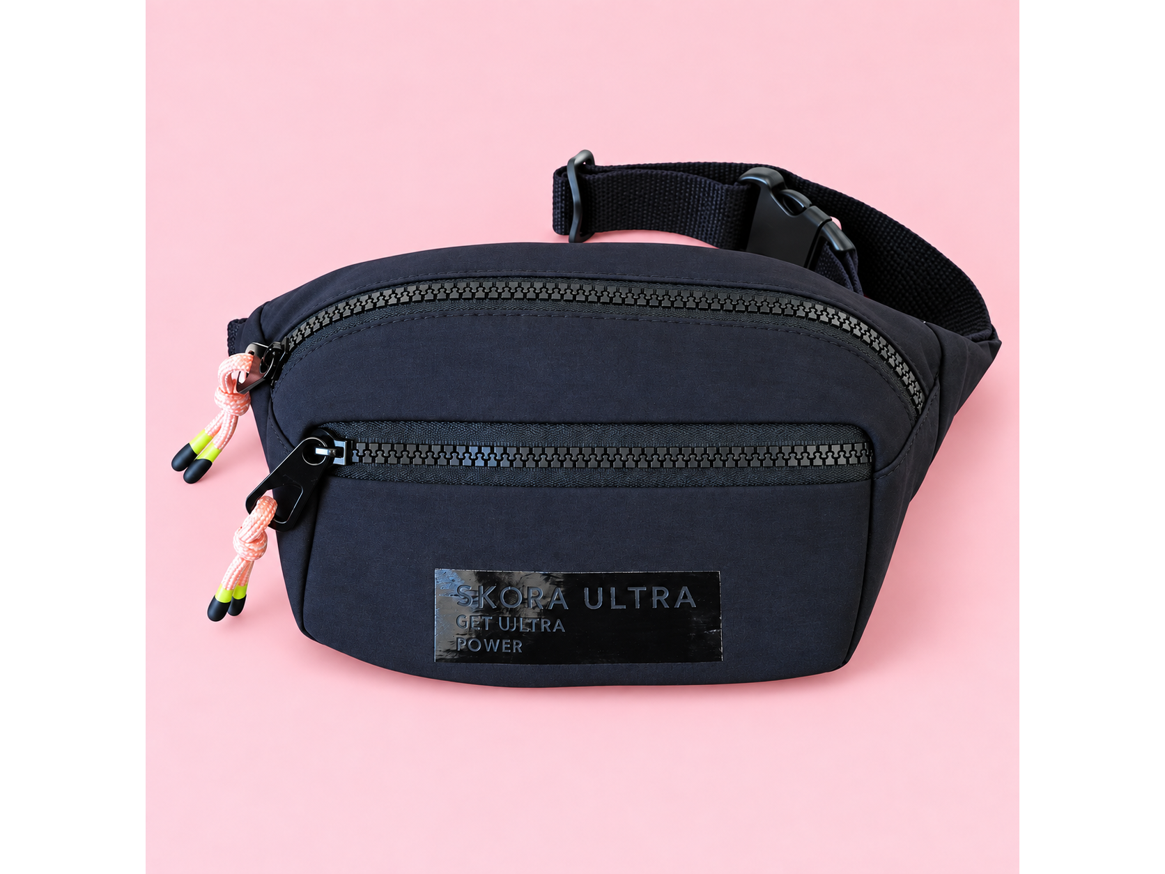 Riñonera skora negra de Chantilly Accesorios