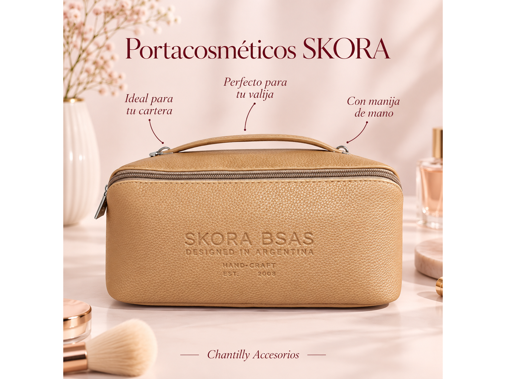 Porta Cosmetico SKORA funcional