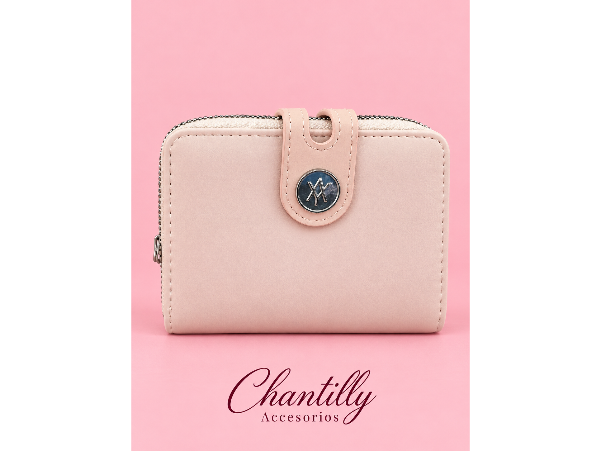Billetera Amayra rosa pastel