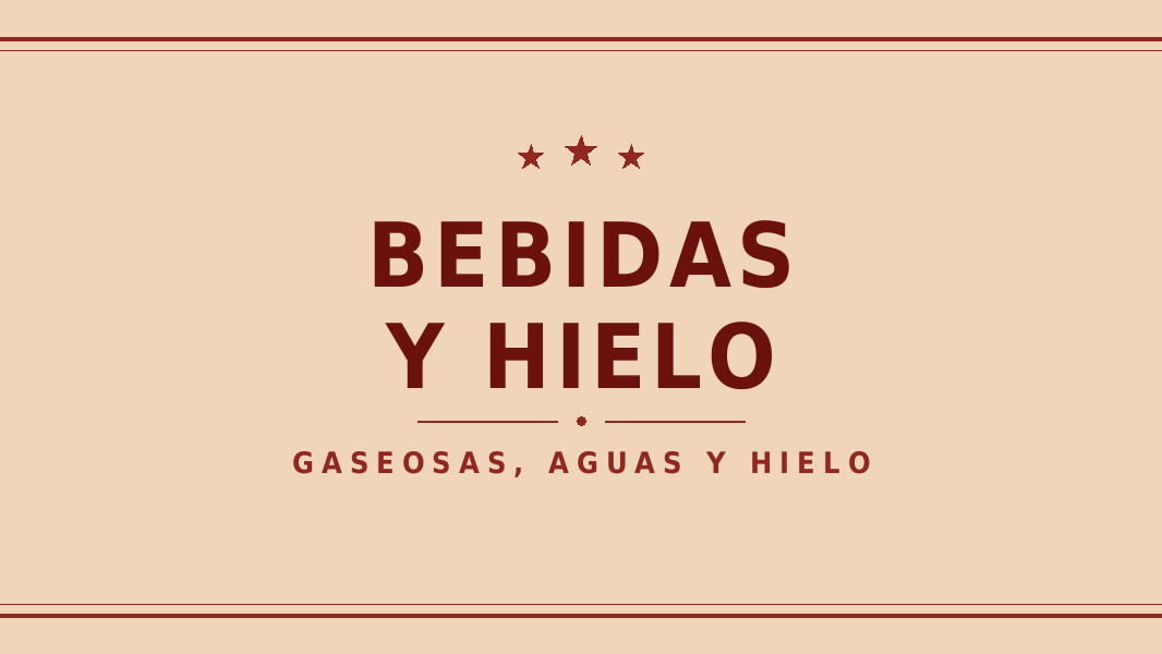 Bebidas & Hielo - Gaseosas Aguas y Hielo