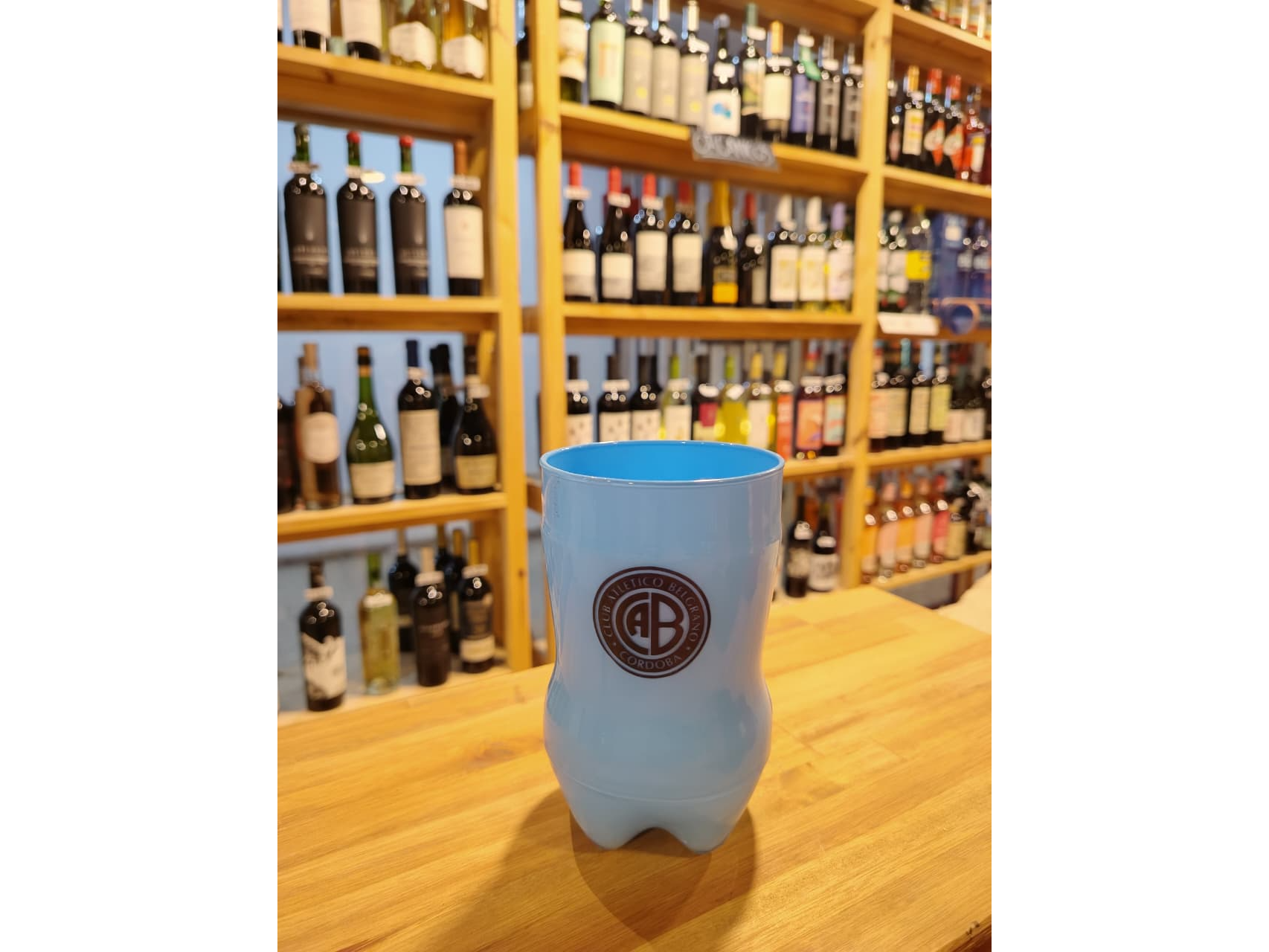 Vaso Botella Recortada  x 800 ml. BELGRANO.
