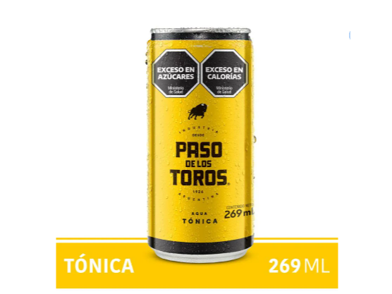 Pack x 24 latas de Gaseosa tónica Paso de los Toros en lata 269 ml