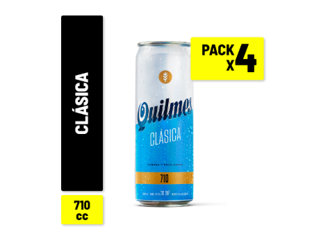 Pack x 4 LATON Cerveza Quilmes 710 cc