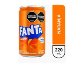 PACK X 8 LATAS FANTA x 220 ml