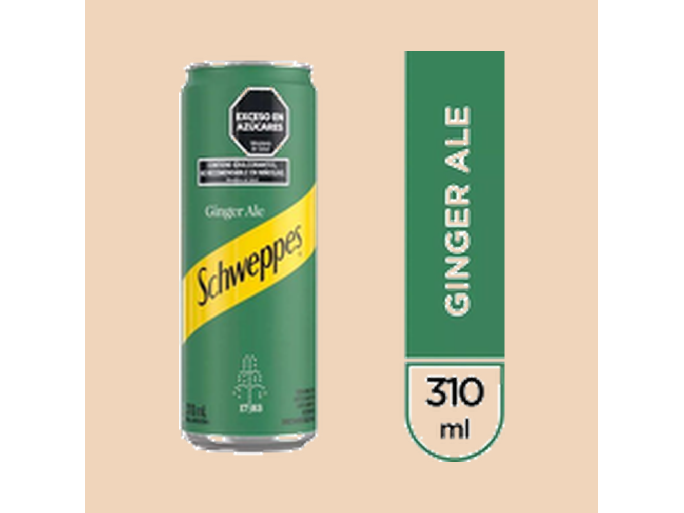 LATA SCHWEPPES - GINGER ALE