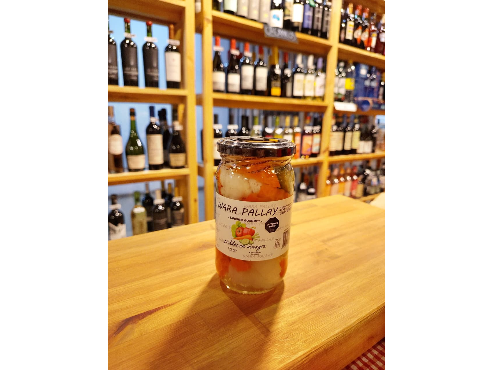 Encurtidos Pickles en Vinagre x 330gr - Wara Pallay