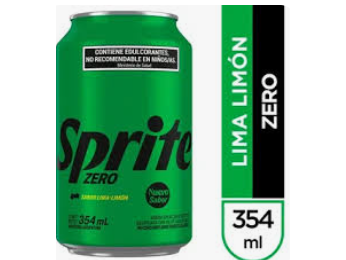 PACK X 6 LATAS SPRITE ZERO x 354 ml