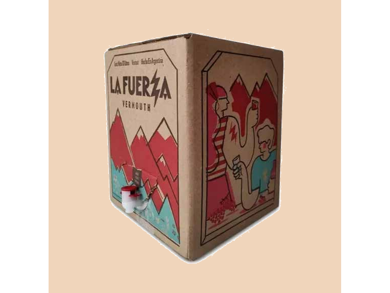 LA FUERZA PRIMAVERA / ROJO BAG IN BOX x 10 l.