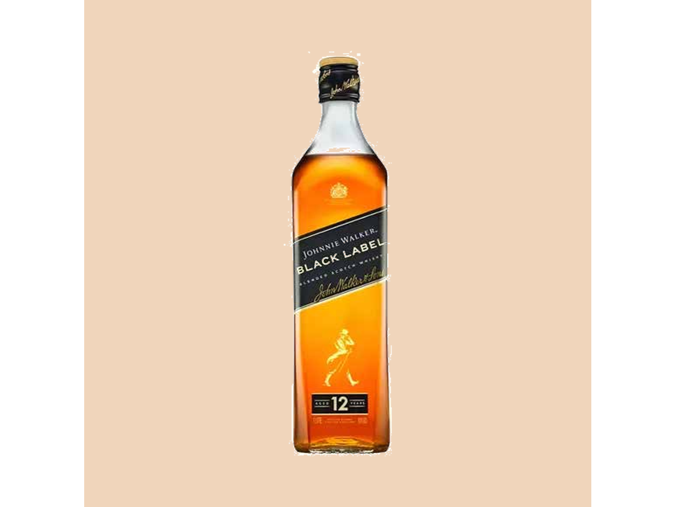 JOHNNIE WALKER - BLACK LABEL - 12 AÑOS