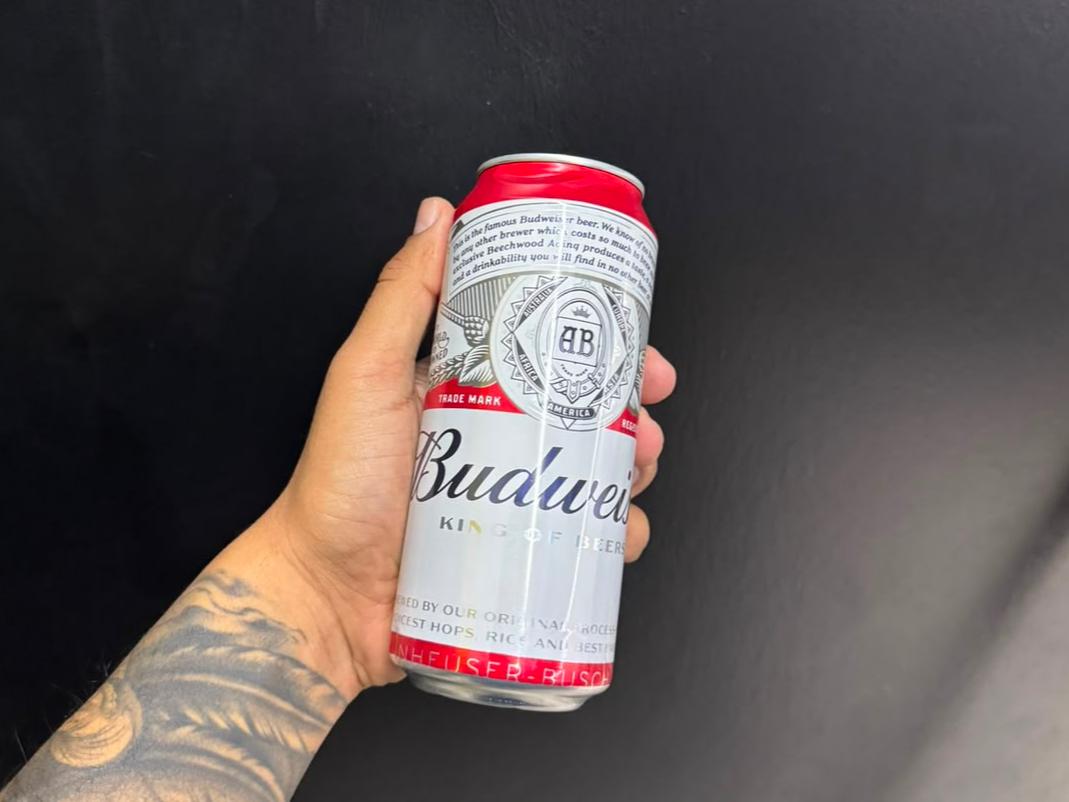 Lata Budweiser 473cc