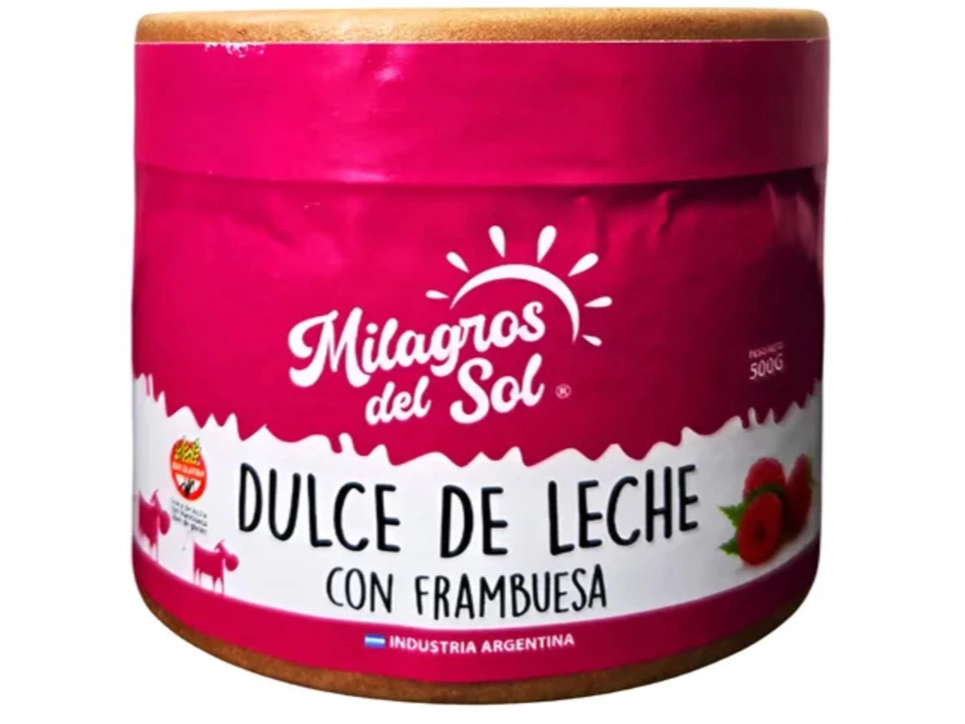 DULCE DE LECHE CON FRAMBUESA