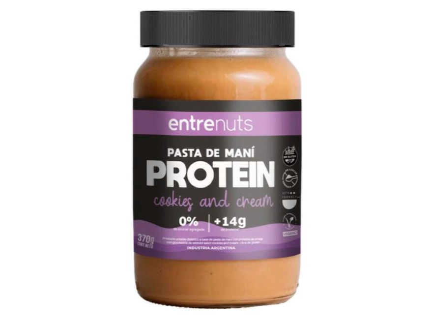 PASTA DE MANI PROTEIN COOKIES AND CREAM ENTRENUTS