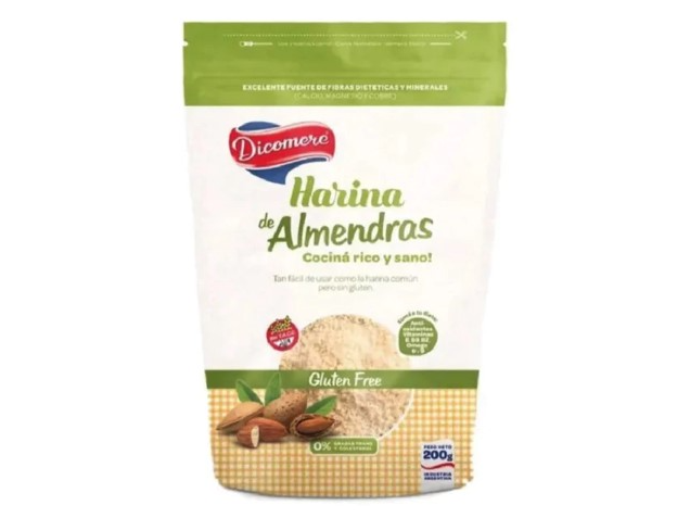 HARINA DE ALMENDRAS SIN TACC LIBRE DE GLUTEN