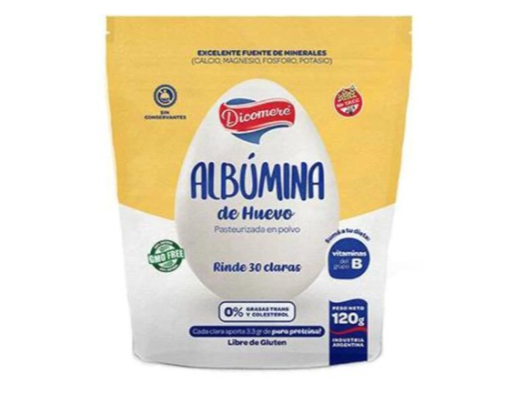 ALBUMINA DE HUEVO EN POLVO SIN TACC