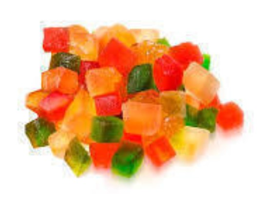 FRUTA ESCURRIDA CONFITADA