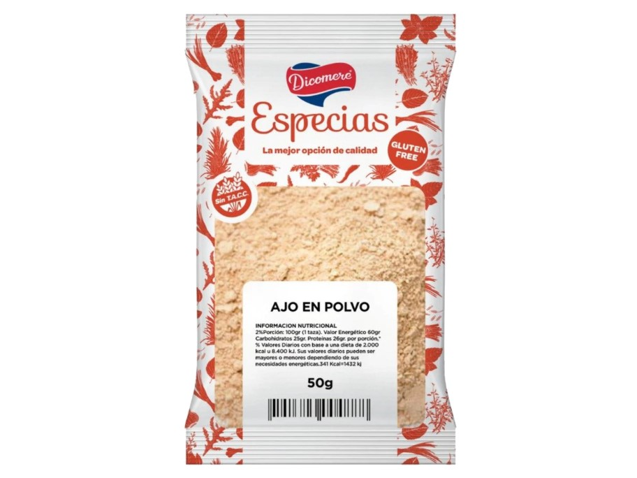 AJO EN POLVO SIN TACC