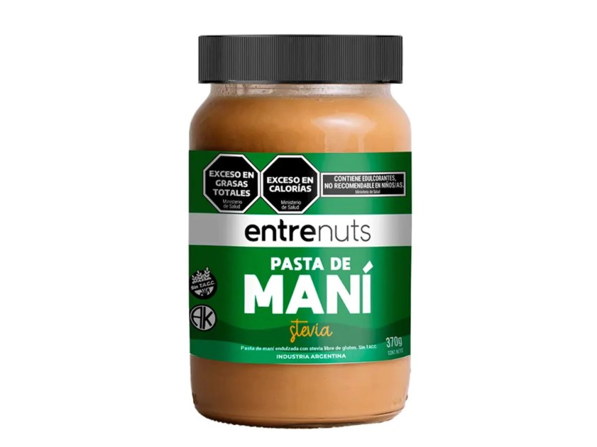 PASTA DE MANI CON STEVIA ENTRENUTS
