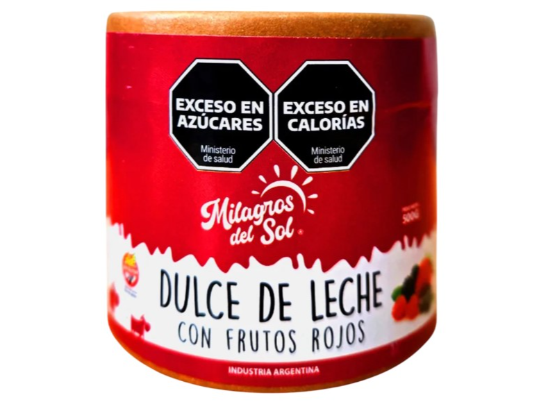 DULCE DE LECHE CON FRUTOS ROJOS